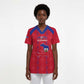 Custom Haiti Football Scrub Top Les Grenadiers Veve Vodou Red - African Pride