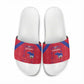 Haiti Football Slide Sandals Les Grenadiers Veve Vodou Red