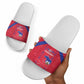 Haiti Football Slide Sandals Les Grenadiers Veve Vodou Red