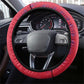 Haiti Football Steering Wheel Cover Les Grenadiers Veve Vodou Red - African Pride