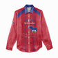 Custom Haiti Football Women Casual Shirt Les Grenadiers Veve Vodou Red - African Pride