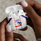 Haiti Football AirPods Case Les Grenadiers Veve Vodou White