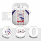 Haiti Football AirPods Case Les Grenadiers Veve Vodou White