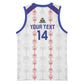 Custom Haiti Football Basketball Jersey Les Grenadiers Veve Vodou White - African Pride