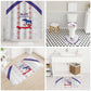 Haiti Football Bathroom Set Les Grenadiers Veve Vodou White