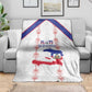 Haiti Football Blanket Les Grenadiers Veve Vodou White - African Pride
