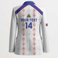 Custom Haiti Football Blazer Les Grenadiers Veve Vodou White