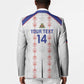 Custom Haiti Football Blazer Les Grenadiers Veve Vodou White