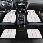 Custom Haiti Football Car Mats Les Grenadiers Veve Vodou White - African Pride