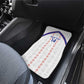 Custom Haiti Football Car Mats Les Grenadiers Veve Vodou White - African Pride