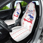 Haiti Football Car Seat Cover Les Grenadiers Veve Vodou White - African Pride