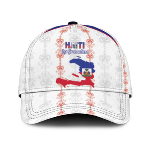 Haiti Football Classic Cap Les Grenadiers Veve Vodou White - African Pride