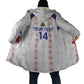 Custom Haiti Football Cloak Les Grenadiers Veve Vodou White