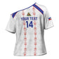 Custom Haiti Football Cross Shoulder Shirt Les Grenadiers Veve Vodou White