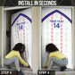 Custom Haiti Football Door Cover Les Grenadiers Veve Vodou White