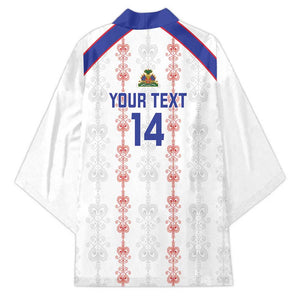 Custom Haiti Football Kimono Les Grenadiers Veve Vodou White