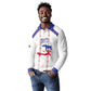 Custom Haiti Football Long Sleeve Polo Shirt Les Grenadiers Veve Vodou White - African Pride