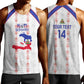 Custom Haiti Football Men Tank Top Les Grenadiers Veve Vodou White - African Pride