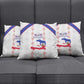 Haiti Football Pillow Cover Les Grenadiers Veve Vodou White