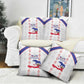 Haiti Football Pillow Cover Les Grenadiers Veve Vodou White