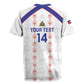 Custom Haiti Football Rugby Jersey Les Grenadiers Veve Vodou White - African Pride