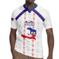 Custom Haiti Football Rugby Jersey Les Grenadiers Veve Vodou White - African Pride