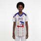 Custom Haiti Football Scrub Top Les Grenadiers Veve Vodou White - African Pride