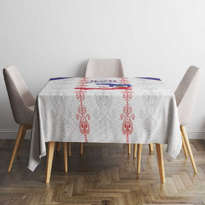 Haiti Football Tablecloth Les Grenadiers Veve Vodou White - African Pride