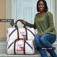 Haiti Football Travel Bag Les Grenadiers Veve Vodou White