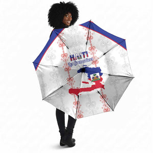 Haiti Football Umbrella Les Grenadiers Veve Vodou White
