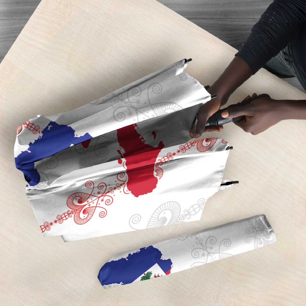 Haiti Football Umbrella Les Grenadiers Veve Vodou White