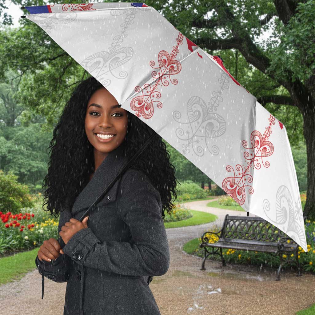 Haiti Football Umbrella Les Grenadiers Veve Vodou White