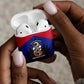 Les Grenadiers Haiti Football AirPods Case 2026 Nou Retounen Blue Version