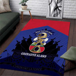 Les Grenadiers Haiti Football Area Rug 2026 Nou Retounen Blue Version - African Pride