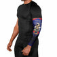 Personalized Les Grenadiers Haiti Football Arm Sleeves 2026 Nou Retounen Blue Version