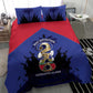 Les Grenadiers Haiti Football Bedding Set 2026 Nou Retounen Blue Version - African Pride