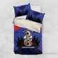Les Grenadiers Haiti Football Bedding Set 2026 Nou Retounen Blue Version - African Pride