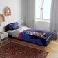 Les Grenadiers Haiti Football Bedding Set 2026 Nou Retounen Blue Version - African Pride