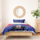 Les Grenadiers Haiti Football Bedding Set 2026 Nou Retounen Blue Version - African Pride