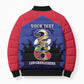Personalized Les Grenadiers Haiti Football Bomber Puffer Jacket 2026 Nou Retounen Blue Version