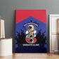 Les Grenadiers Haiti Football Canvas Wall Art 2026 Nou Retounen Blue Version - African Pride
