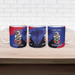 Personalized Les Grenadiers Haiti Football Ceramic Mug 2026 Nou Retounen Blue Version