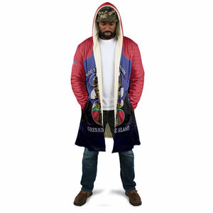 Personalized Les Grenadiers Haiti Football Cloak 2026 Nou Retounen Blue Version