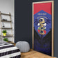 Personalized Les Grenadiers Haiti Football Door Cover 2026 Nou Retounen Blue Version