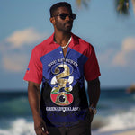 Personalized Les Grenadiers Haiti Football Hawaiian Shirt 2026 Nou Retounen Blue Version LT14