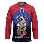 Personalized Les Grenadiers Haiti Football Hockey Jersey 2026 Nou Retounen Blue Version