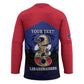 Personalized Les Grenadiers Haiti Football Hockey Jersey 2026 Nou Retounen Blue Version