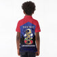 Personalized Les Grenadiers Haiti Football Kid Polo Shirt 2026 Nou Retounen Blue Version - African Pride