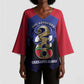 Personalized Les Grenadiers Haiti Football Kimono Sleeve Blouse 2026 Nou Retounen Blue Version
