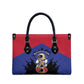Les Grenadiers Haiti Football Leather Bag 2026 Nou Retounen Blue Version